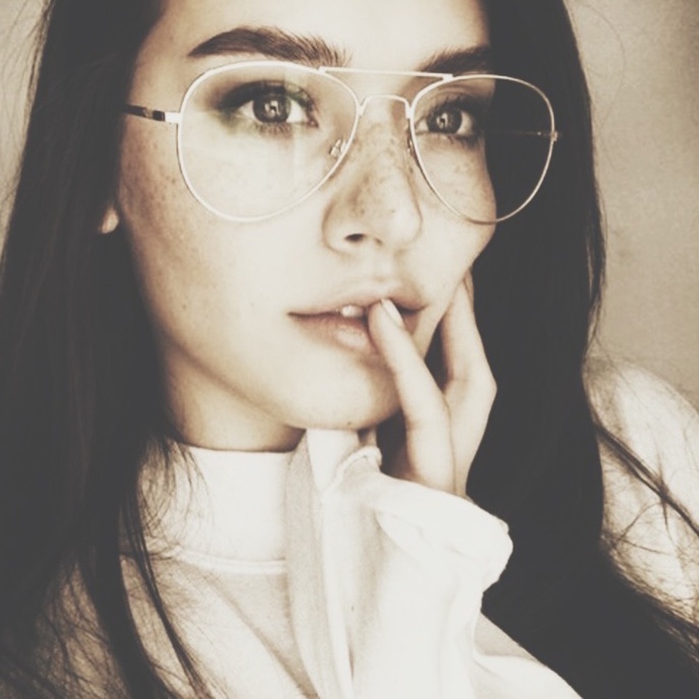 Gold Geometric Wire Glasses - Clear Lens Fashion Accessory NWOT - Picture 14 of 17